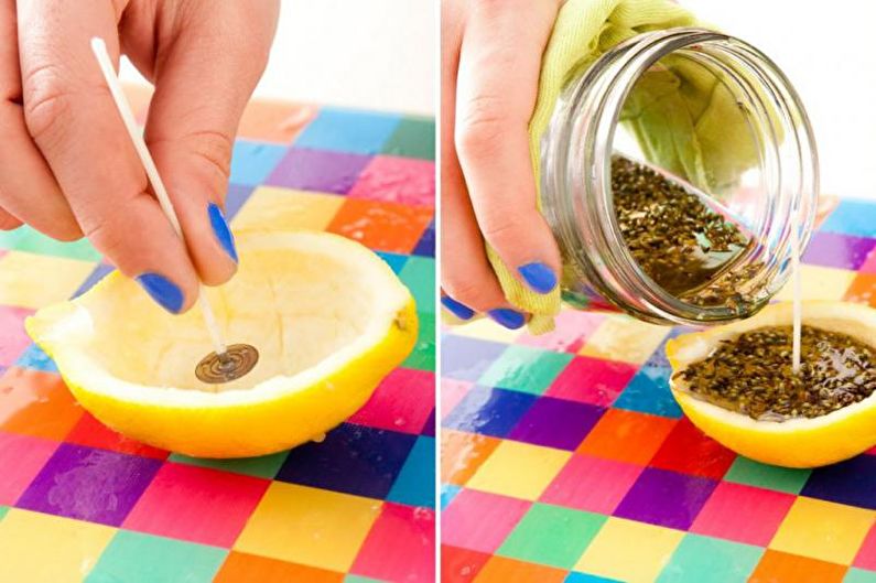 Lemon Candle - DIY Decorative Candles