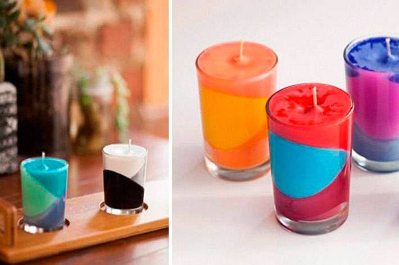 Colorful Candles - DIY Decorative Candles