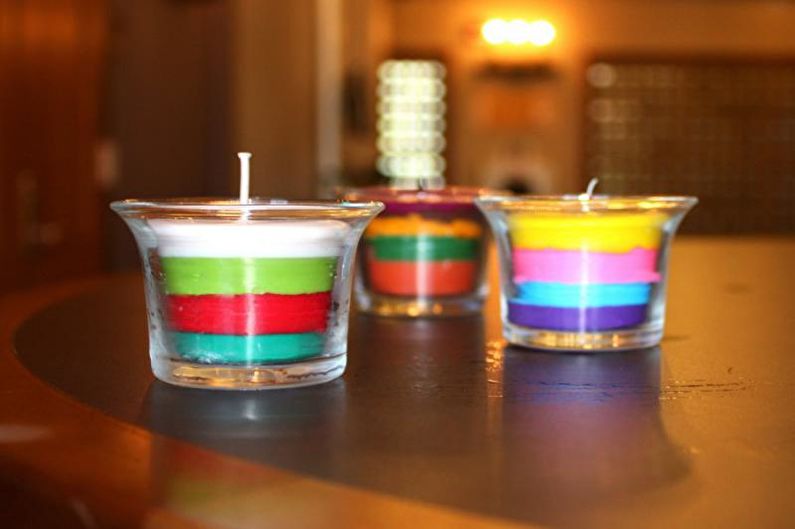 Colorful Candles - DIY Decorative Candles