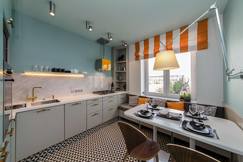 Turquoise Kitchen Design - Color Combination