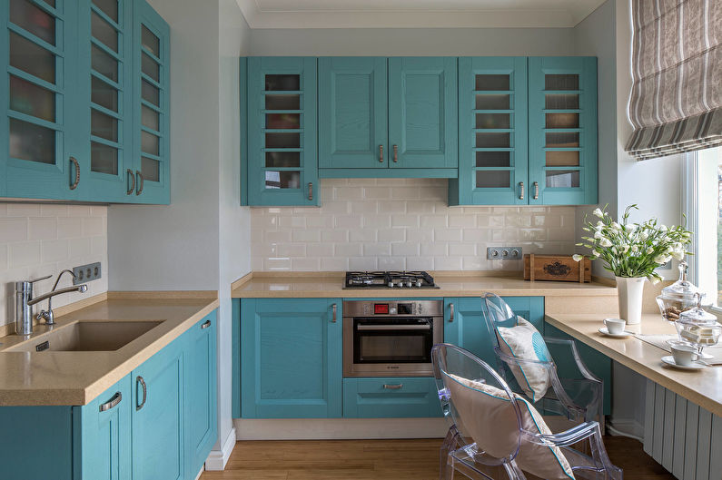 Turquoise Kitchen Design - Color Combination