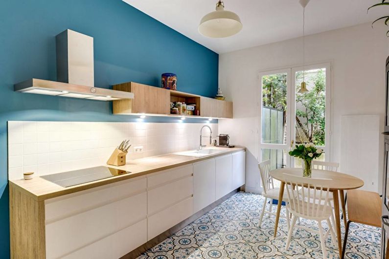 Scandinavian turquoise cuisine - Interior Design