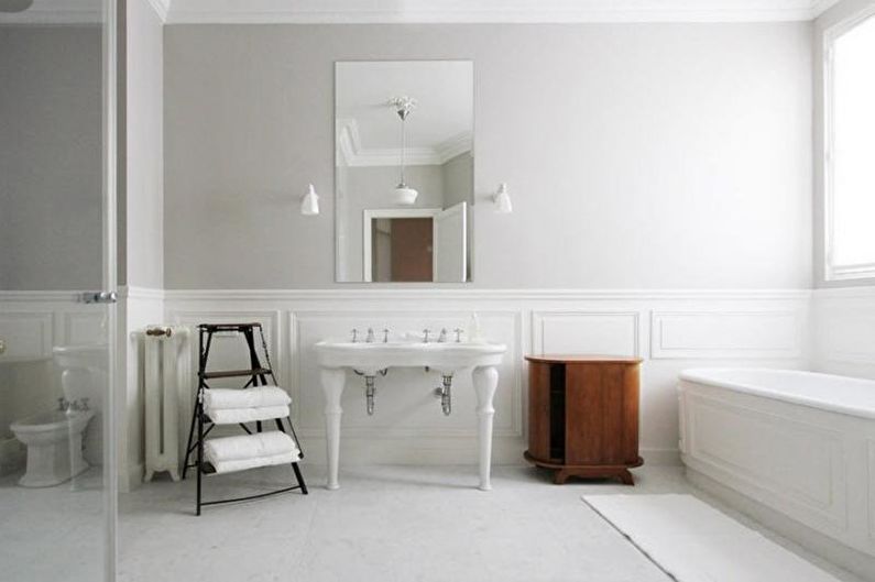 White bathroom: 65 design ideas