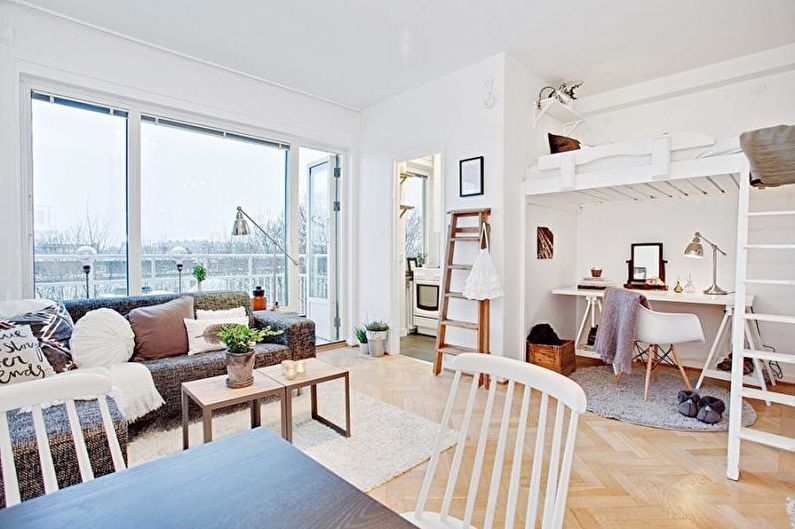 Design of a small apartment (90 photos)
