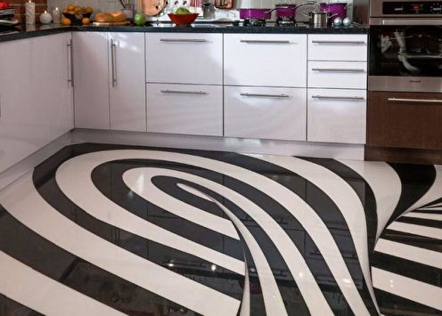 Bulk 3D floors: 65 photo ideas