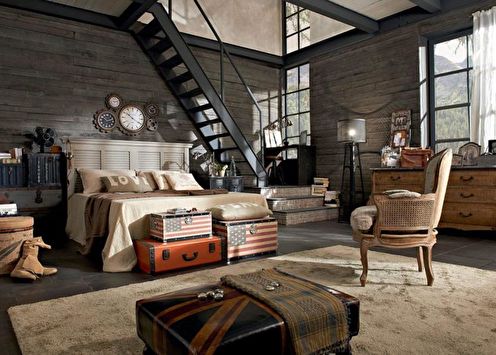 Loft style in the interior (80 photos)