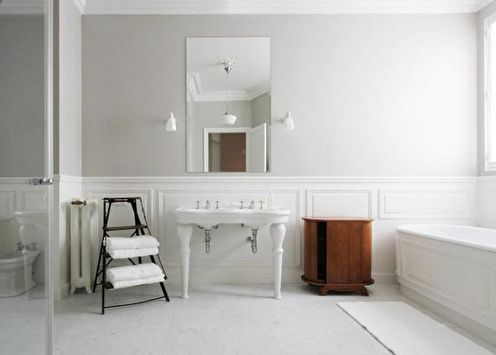 White bathroom: 65 design ideas