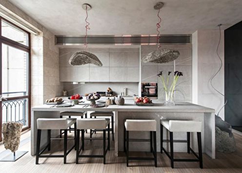 Gray kitchen in the interior: 80 photo ideas