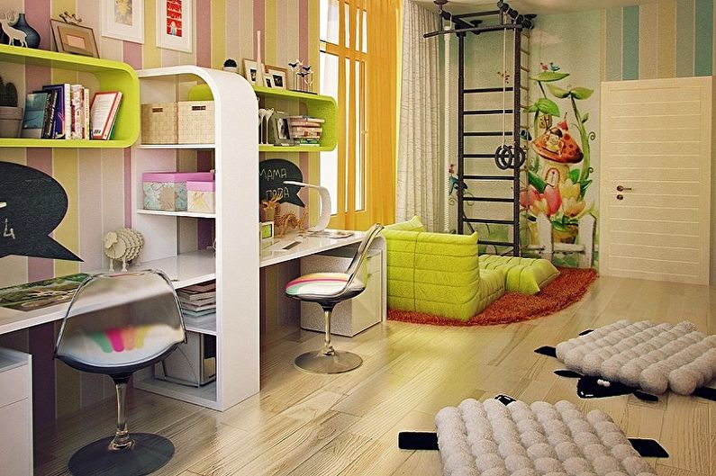 Kids Room Design for Boy and Girl - Floor Finish