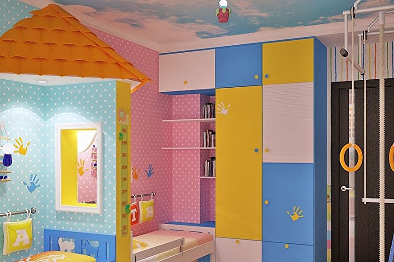 Kids Room Design for Boy and Girl - Ceiling Finish