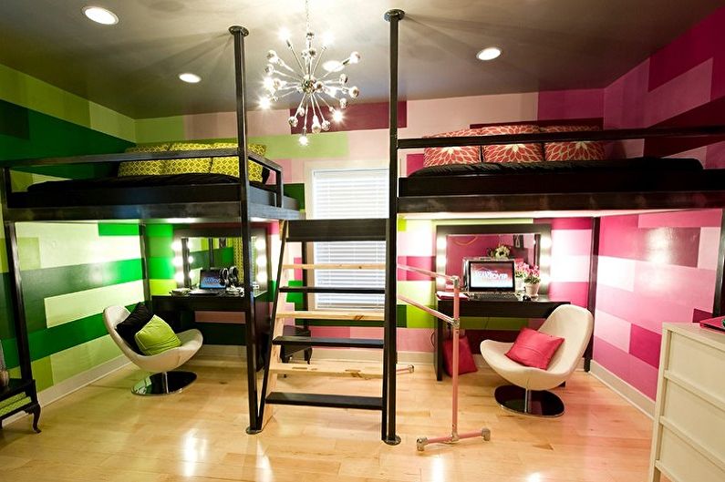 Furniture for a nursery for a boy and a girl - Bed