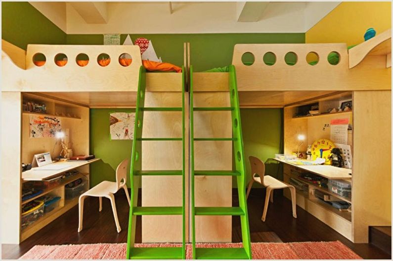 Furniture for a boy’s and a girl’s nursery - Learning Area
