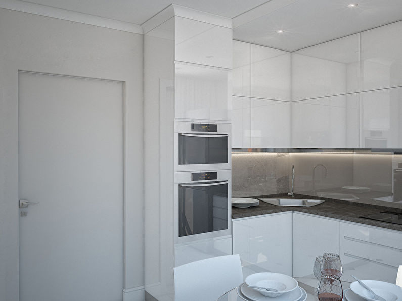 The apartment is in a modern style, 40 sq.m. - photo 4