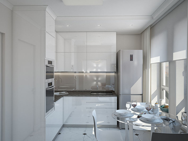 The apartment is in a modern style, 40 sq.m. - photo 5