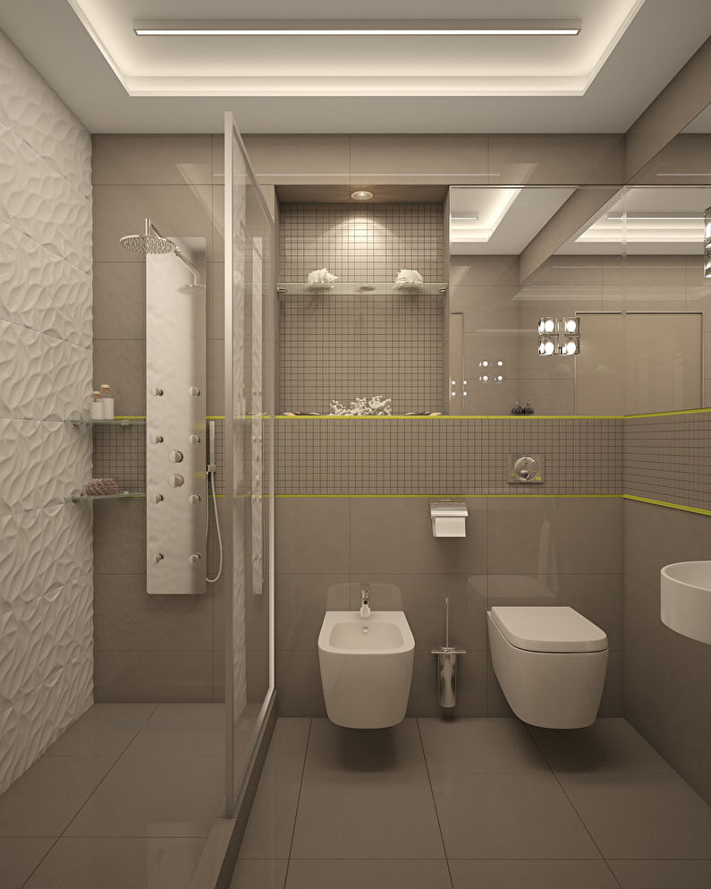 The apartment is in a modern style, 40 sq.m. - photo 9