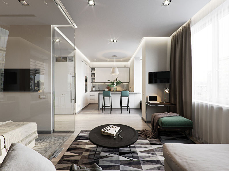 Studio apartment on Tula
