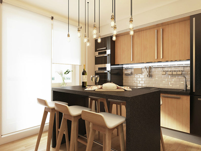 Wood & Stone: One-Room Apartment Project - photo 7