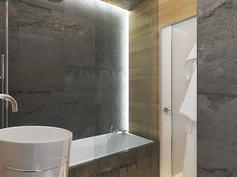 Wood & Stone: One-Room Apartment Project - photo 11