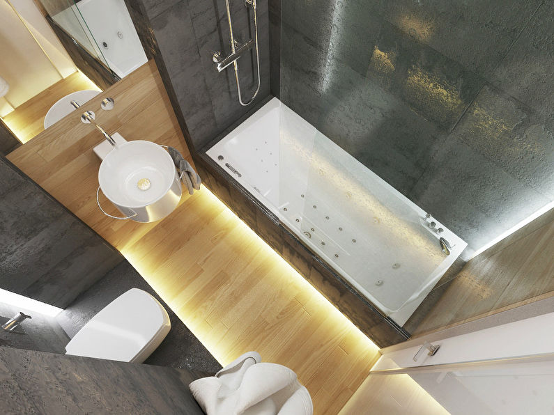 Wood & Stone: One-Room Apartment Project - photo 14