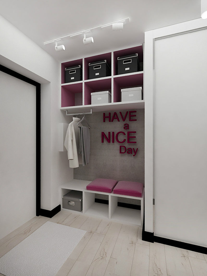 อพาร์ทเมนท์หนึ่งห้องนอน 22 ตร.ม. สำหรับสาว ๆ - รูปภาพ 8