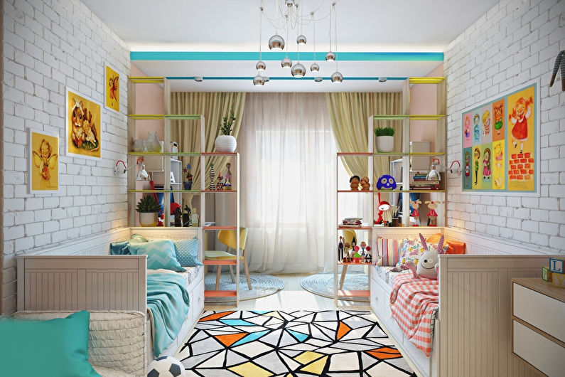 Design of a nursery for heterosexual children - Zoning
