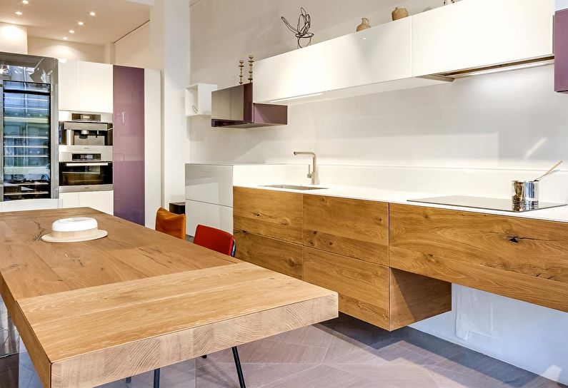 Keukenontwerp in moderne stijl - foto