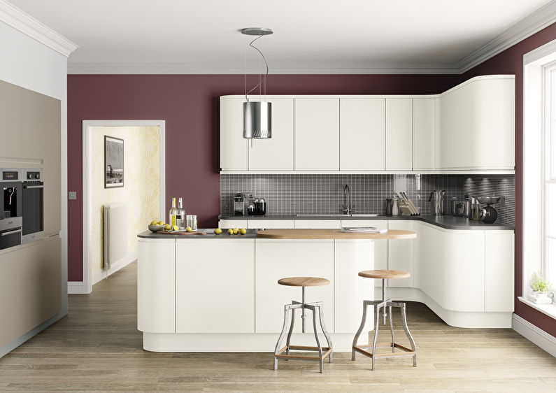 Keukenontwerp in moderne stijl - foto