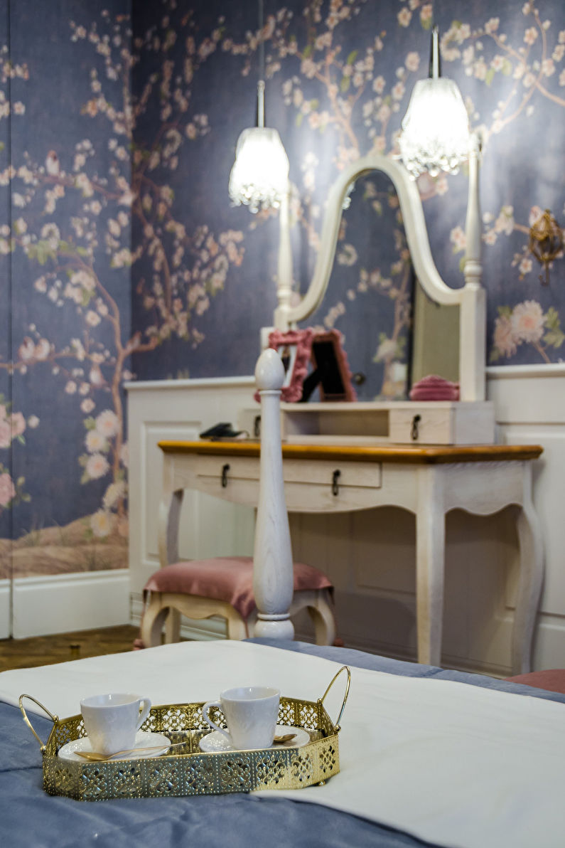 Chinoiserie-makuuhuoneen suunnittelu - valokuva 6