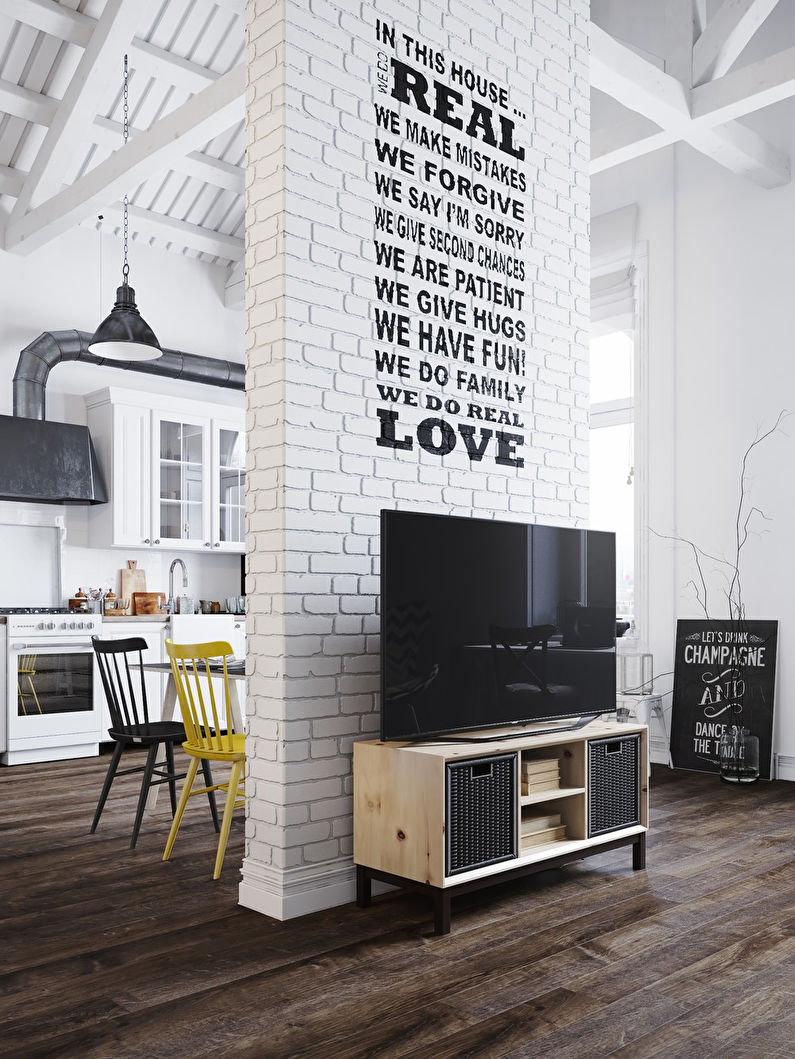 Appartamento in stile loft scandinavo - foto 2