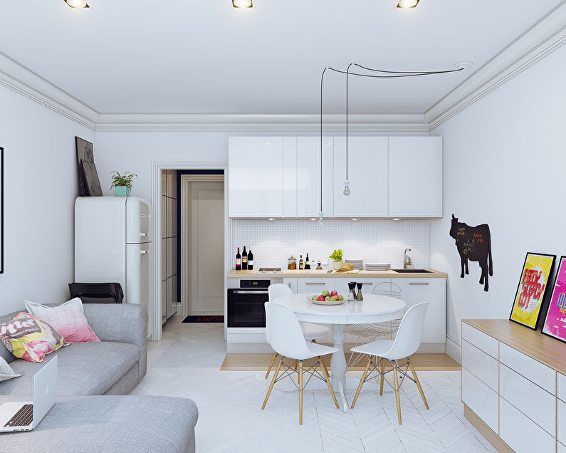 Design of a small apartment, 25 sq.m. - photo 2