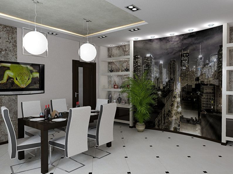 Design project of kitchen in a country house - photo 1