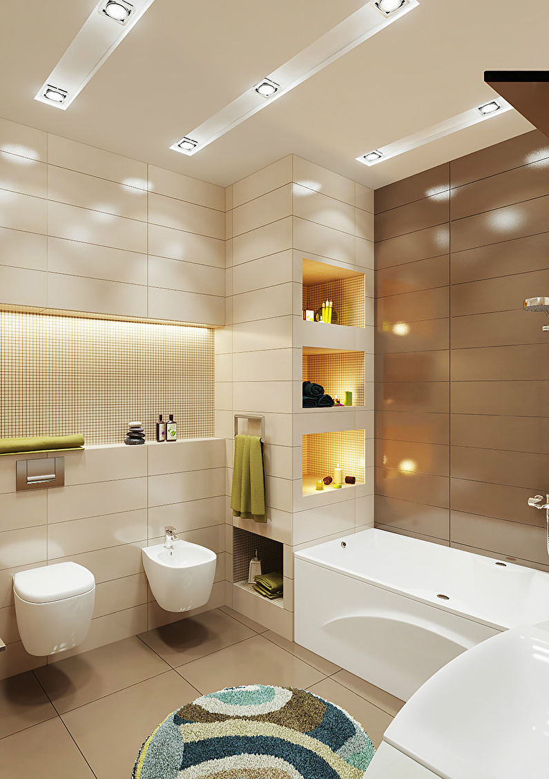 Salle de bain «Couleurs d'automne»