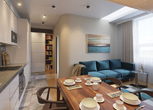 Apartment on Staropetrovsky passage, 40 m2