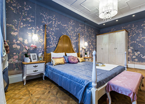 Chinoiserie bedroom design