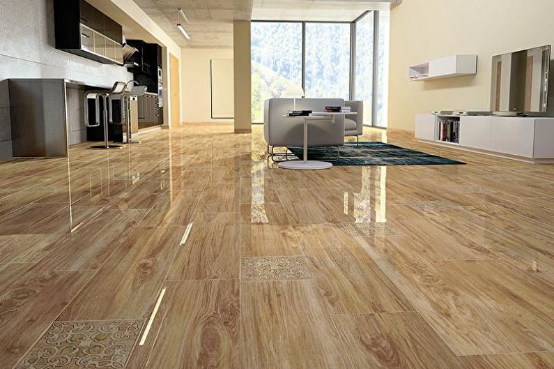 Kitchen floor tiles - Glazed tiles