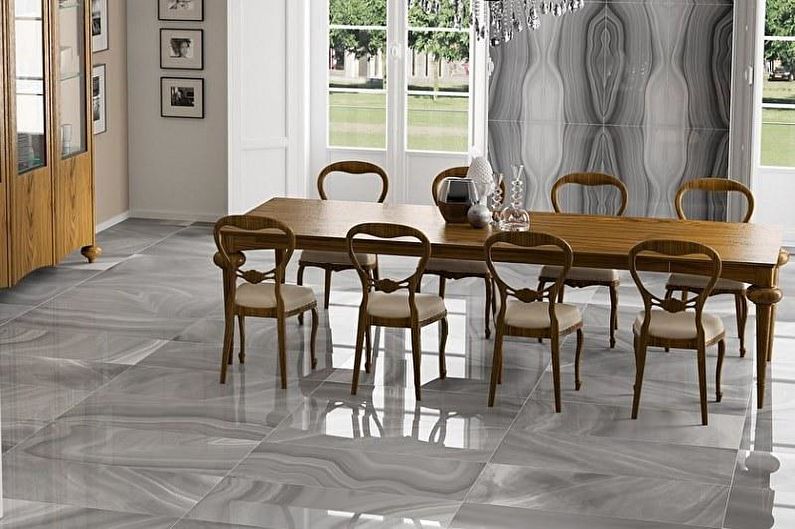 Kitchen floor tiles - Glazed tiles
