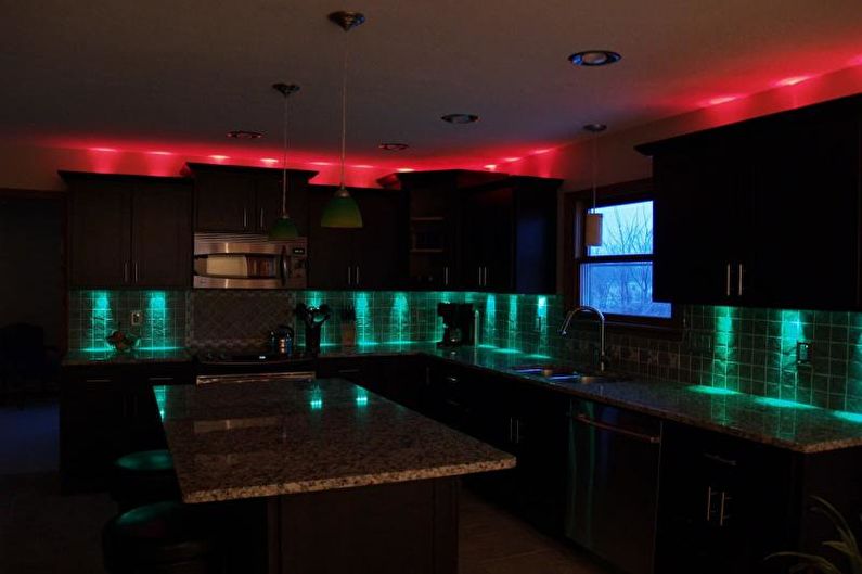 Kitchen - Three-room apartment design