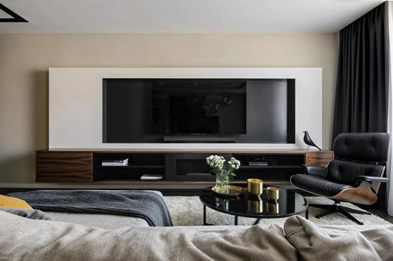 Living room - Three-room apartment design