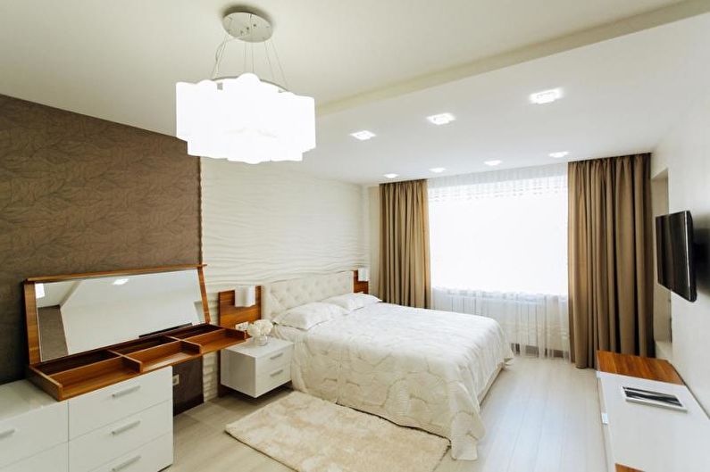 Bedroom - Three-room apartment design