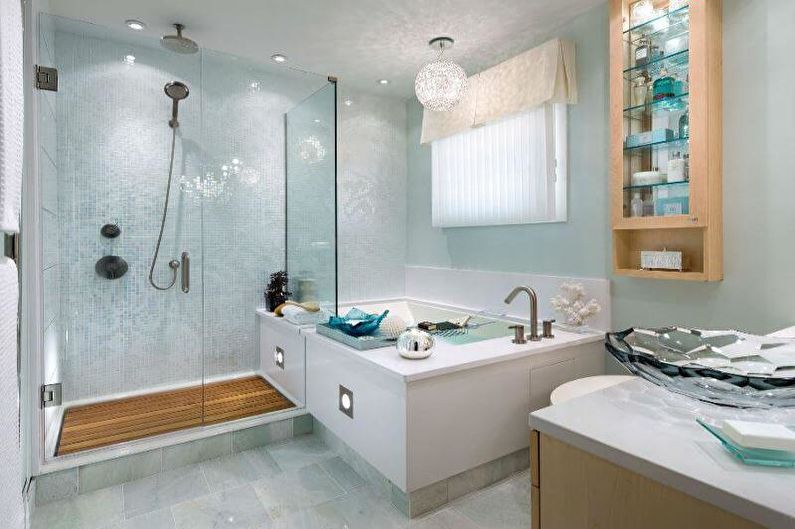 Bathroom - Three-room apartment design