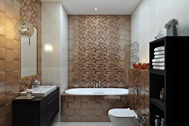 Interior design of a three-room apartment - photo