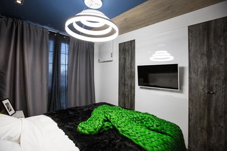 Interior design of a three-room apartment - photo