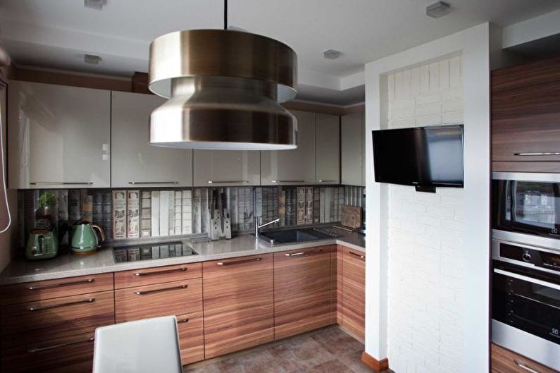 Interior design of a three-room apartment - photo