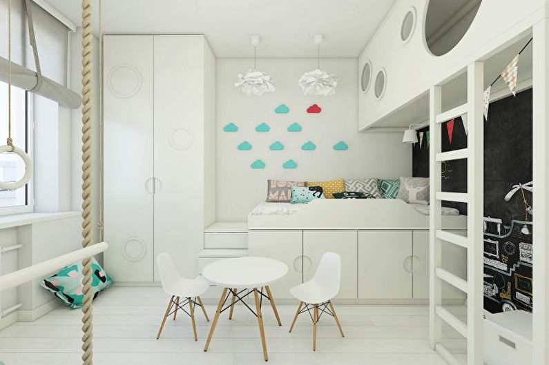 Interior design of a three-room apartment - photo