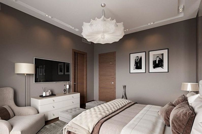 Interior design of a three-room apartment - photo