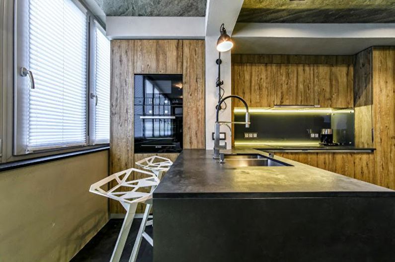 Interior design of a three-room apartment - photo