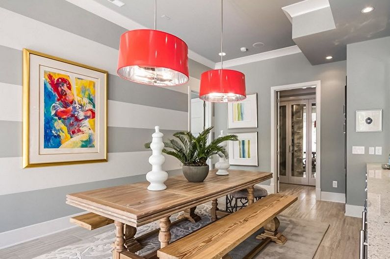 How to visually improve a room using wallpaper