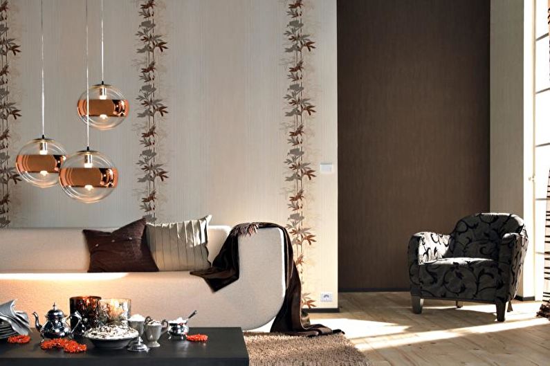 Wallpaper for the living room - How to choose wallpaper in the apartment