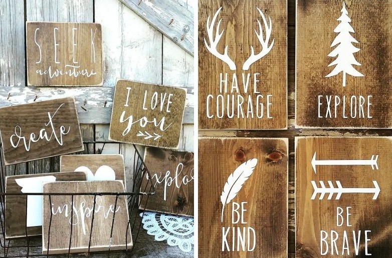 DIY paintings for the interior - Paintings from wood