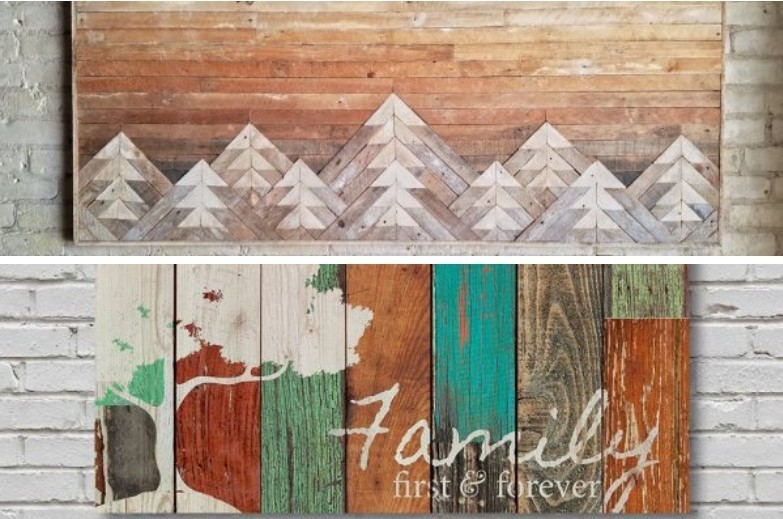 DIY paintings for the interior - Paintings from wood